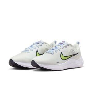 Nike Downshifter 12 Running Sneakers (Sz 8.5) Summit White/ Lime Blast